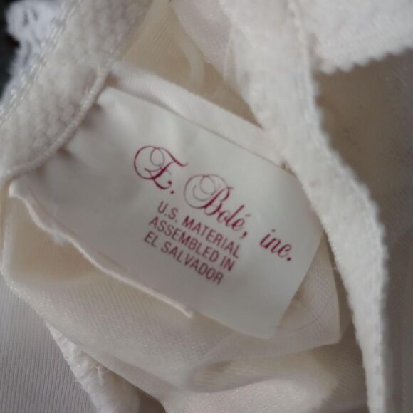 Vintage 80s Emil Bole Sheer Lace Angelic Corset - Picture 3 of 4